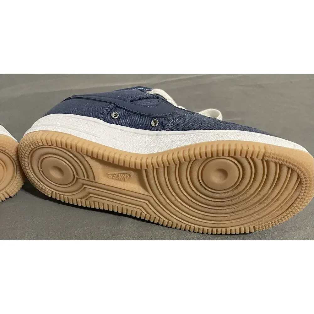 Nike Air Force 1 ’07 Patched Up Los Angeles Blue GS Youth 5Y Gum Sole